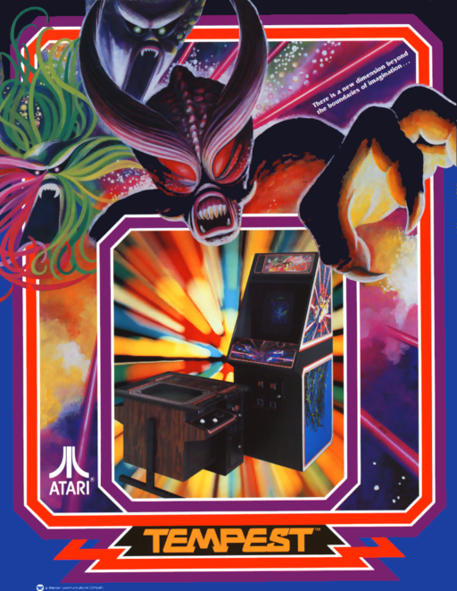 Tempest (rev 3, Revised Hardware) Arcade Game Cover